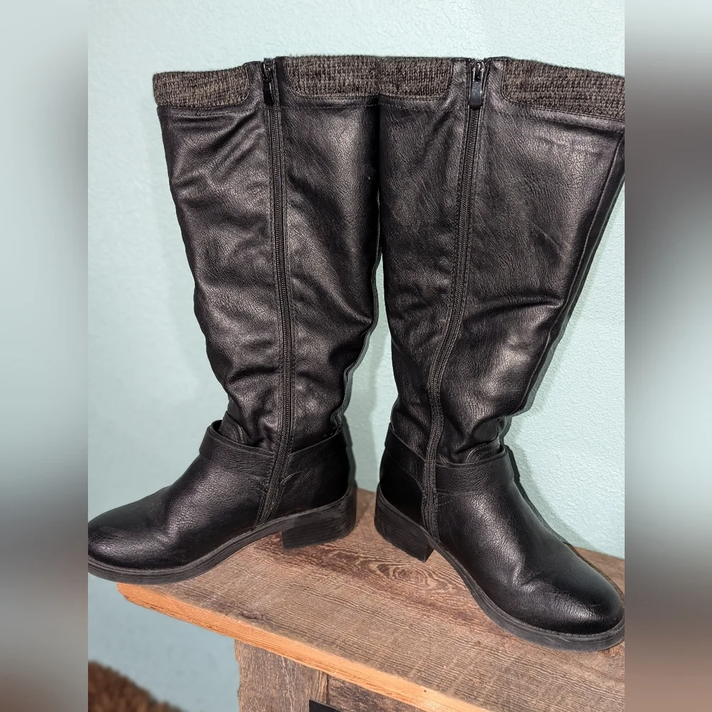 Dream Pairs Black‎ Riding Style Boots